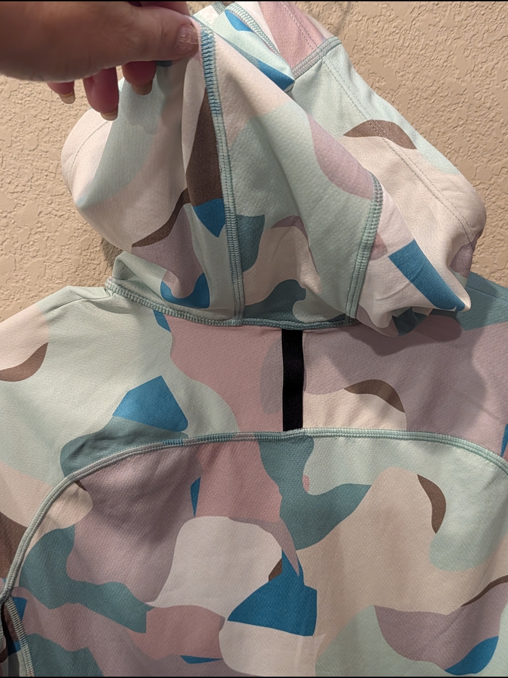 Topo Designs Pastel Camo Hooded Long-Sleeve Swim And Sun Top - Picture 10 of 13